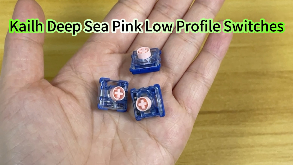 Amazon.com: YMDK Kailh Deep Sea Low Profile Pink Island Choc V2